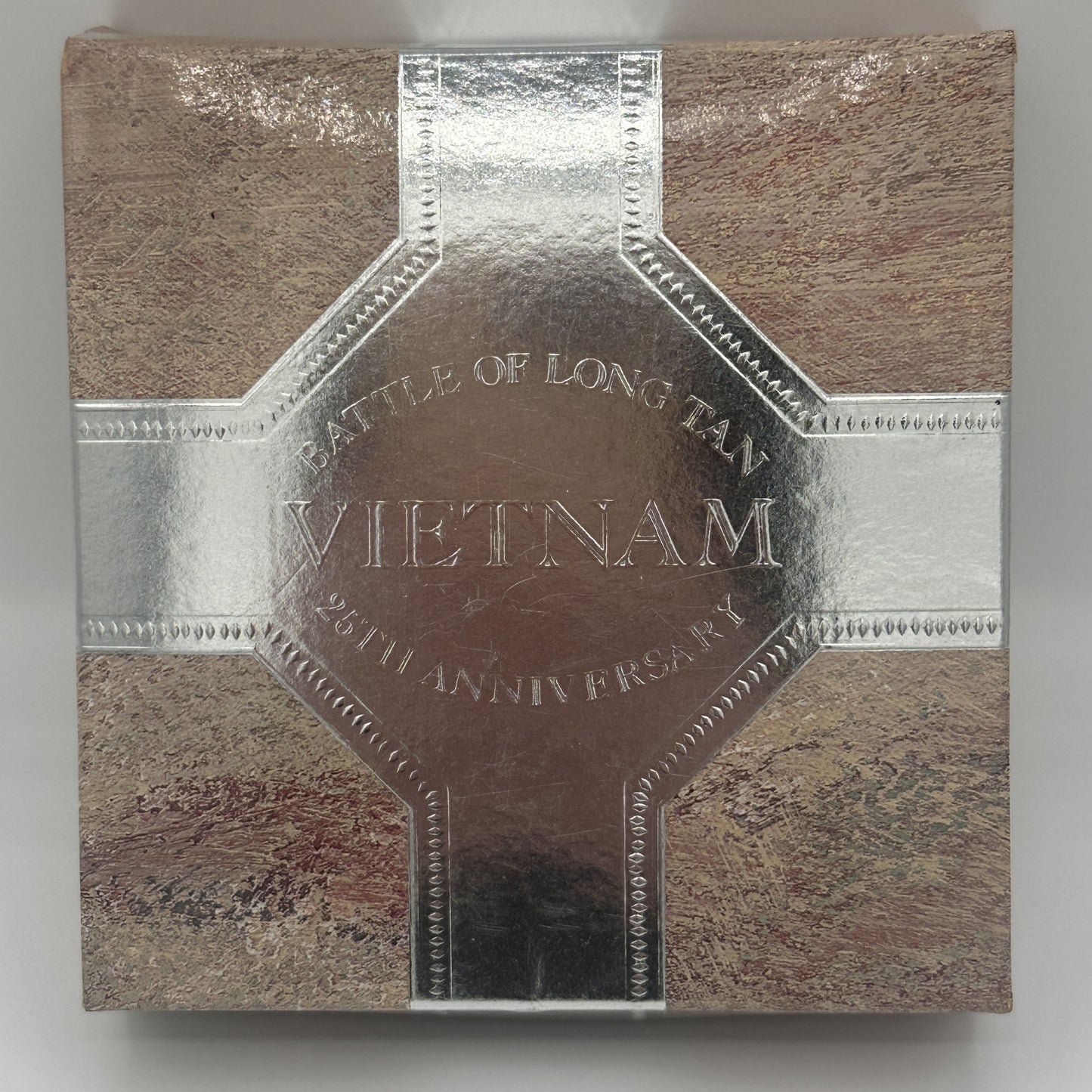 1991 Battle of Long Tan 25th Anniversary Silver Medallion - 150g