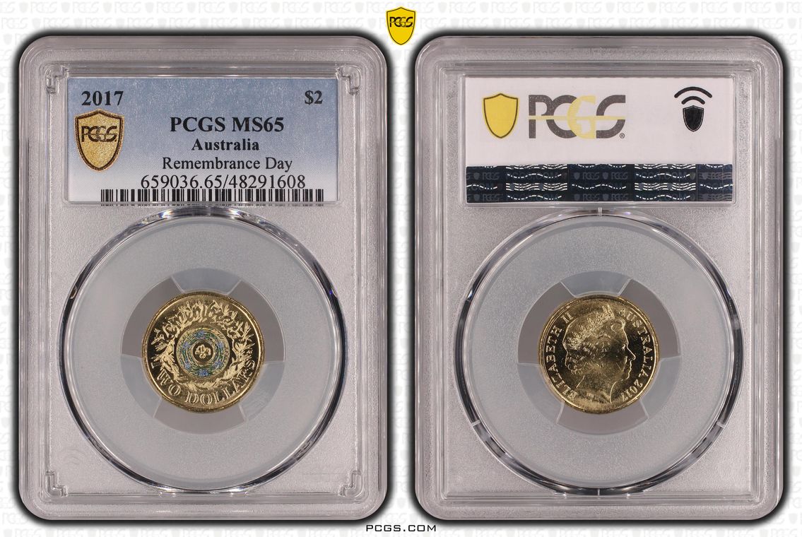 2017 $2 Rosemary Remembrance Day PCGS MS65