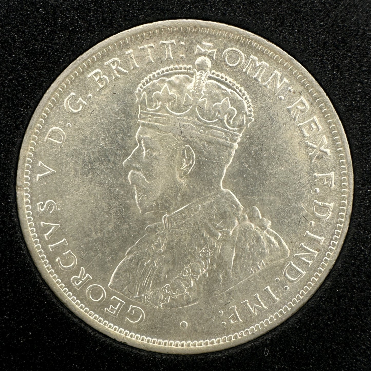 1912 Australian Florin Sterling Silver Coin aXF