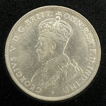 1912 Australian Florin Sterling Silver Coin aXF