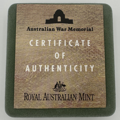1991 Battle of Long Tan 25th Anniversary Silver Medallion - 150g