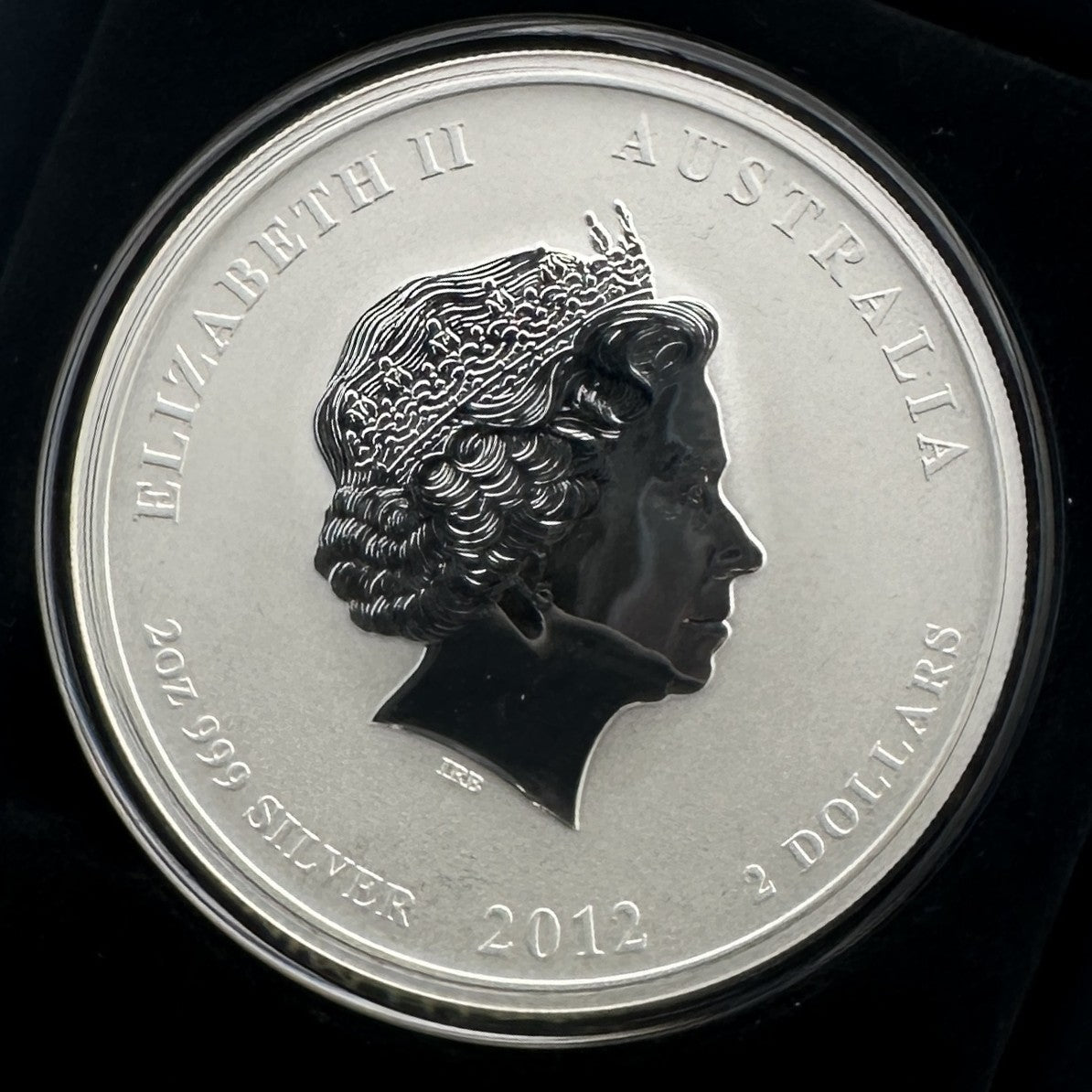 2012 Year Of The Dragon Coloured Silver 2oz ANDA Special