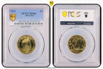 2021 $1 MOR PCGS MS66
