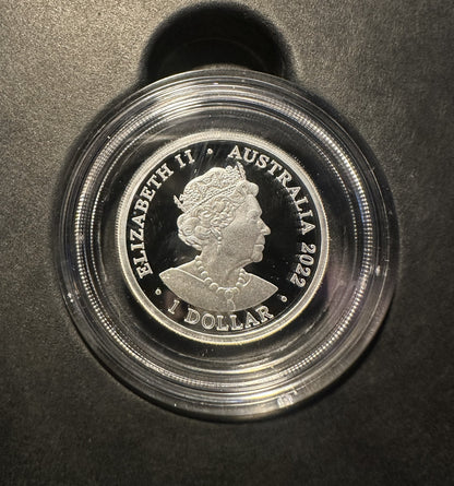 2022 $1 1/2oz Fine Silver Proof Coin - ABC 90th Anniversary