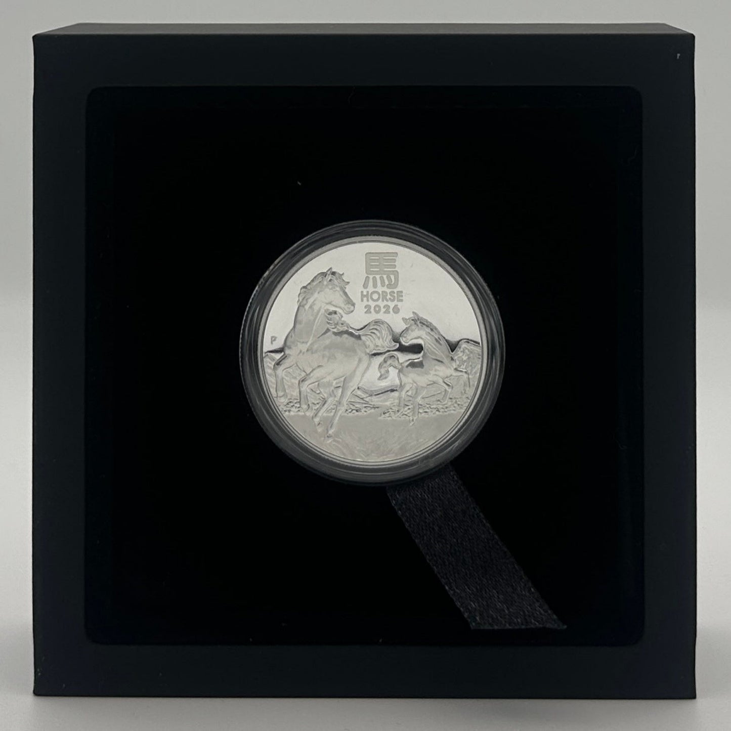 2026 Australia Year of the Horse 1oz Silver Proof High Relief Coin - Perth Mint