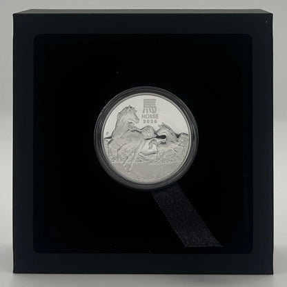 2026 Australia Year of the Horse 1oz Silver Proof High Relief Coin - Perth Mint