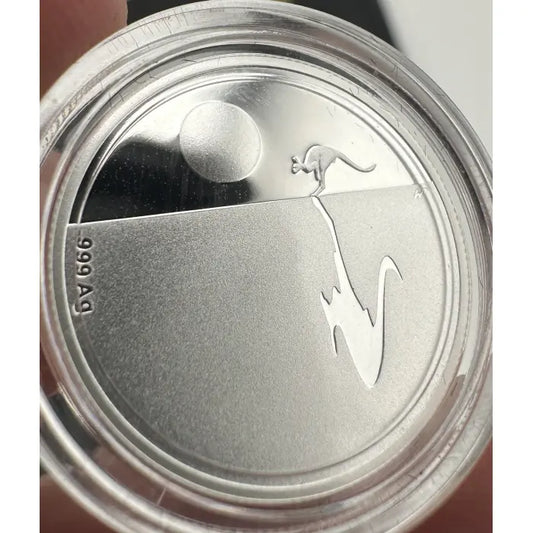 2011 Australia Kangaroo at Sunset 1 Dollar Silver Proof Coin