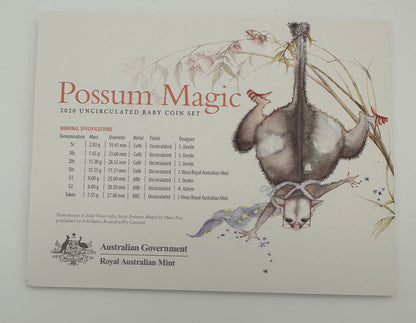 2020 Possum Magic Uncirculated Baby Coin Set