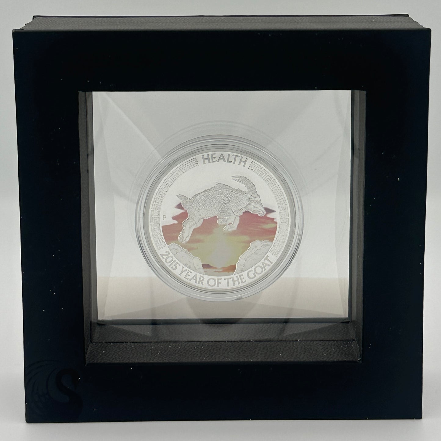 2015 Tuvalu Lunar Good Fortune Health Year of the Goat 1oz Silver Proof Coin Low COA #29 Signed