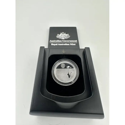 2011 Australia Kangaroo at Sunset 1 Dollar Silver Proof Coin
